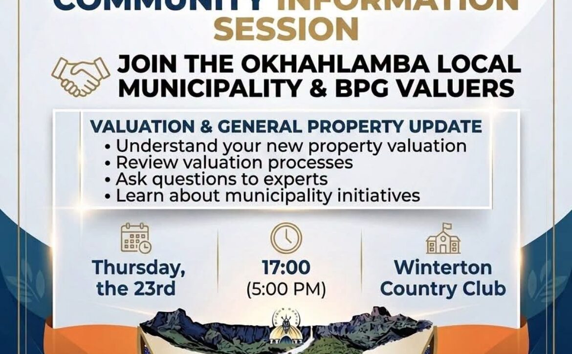 Community Information Session – Property Valuations & Municipal Update